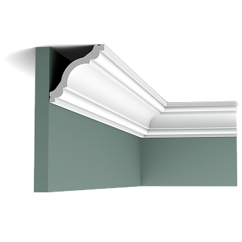 Карниз Orac Decor ДЮРОПОЛИМЕР CX123 д 2000 x в 80 x ш 80 см
